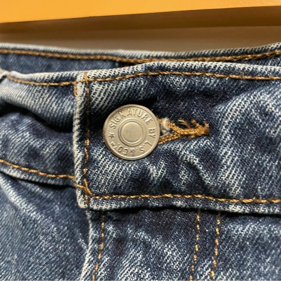 Levi Strauss Signature Denim Blue Jean Cut off Shorts Women’s 29 - Picture 3 of 11